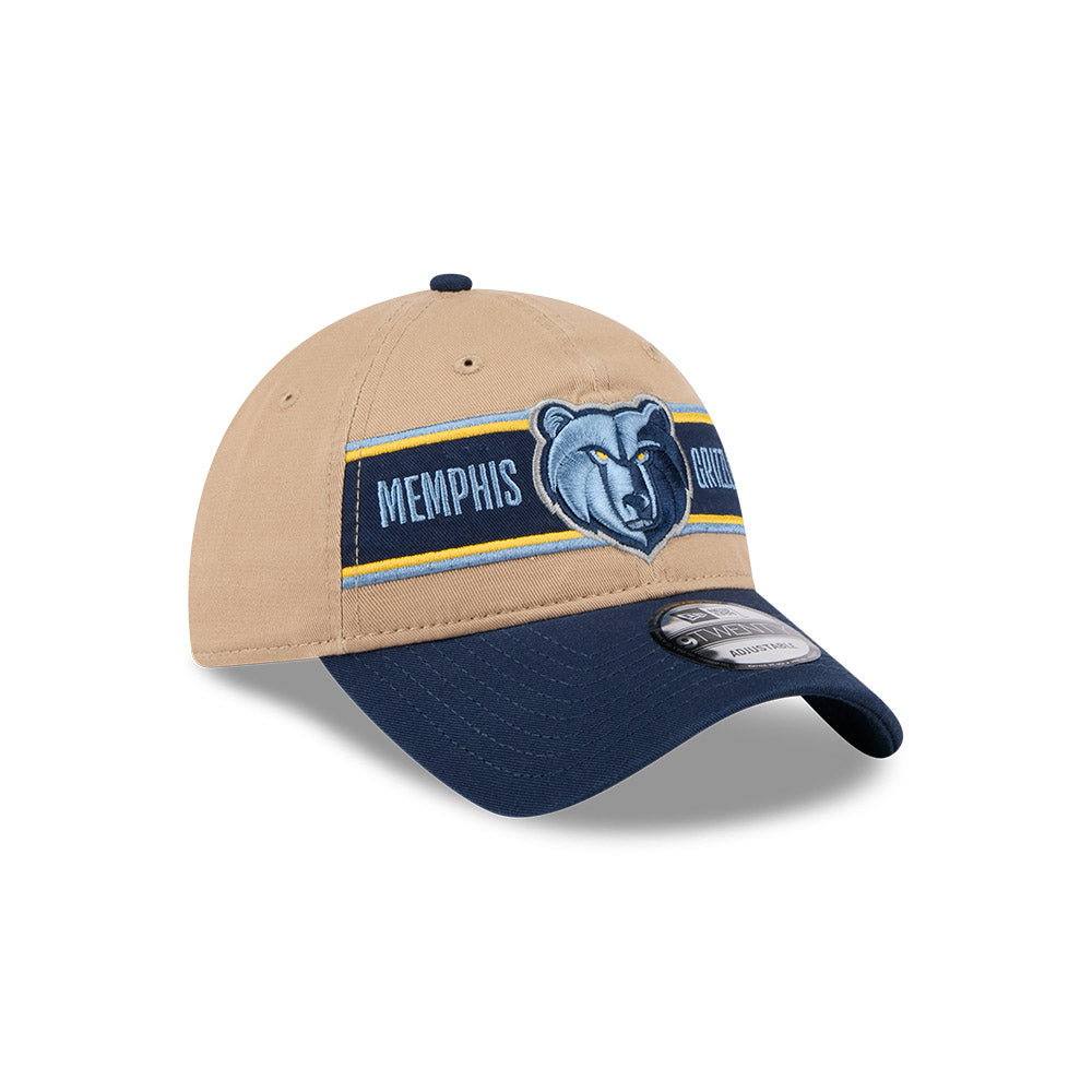 Memphis Grizzlies Hat - Camel NBA 2024 Draft 9Twenty Strapback Cap - New Era